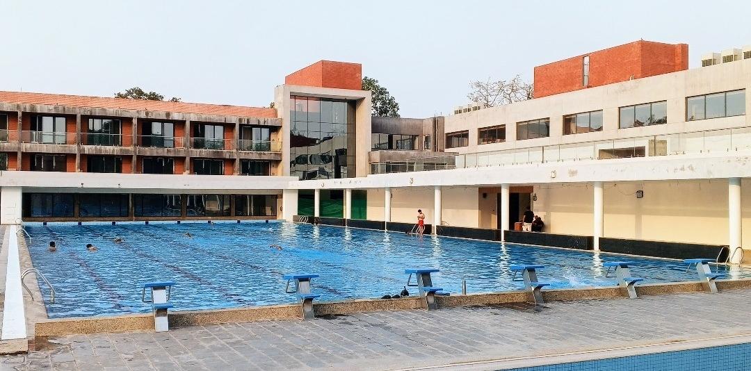 Pool at Sunset