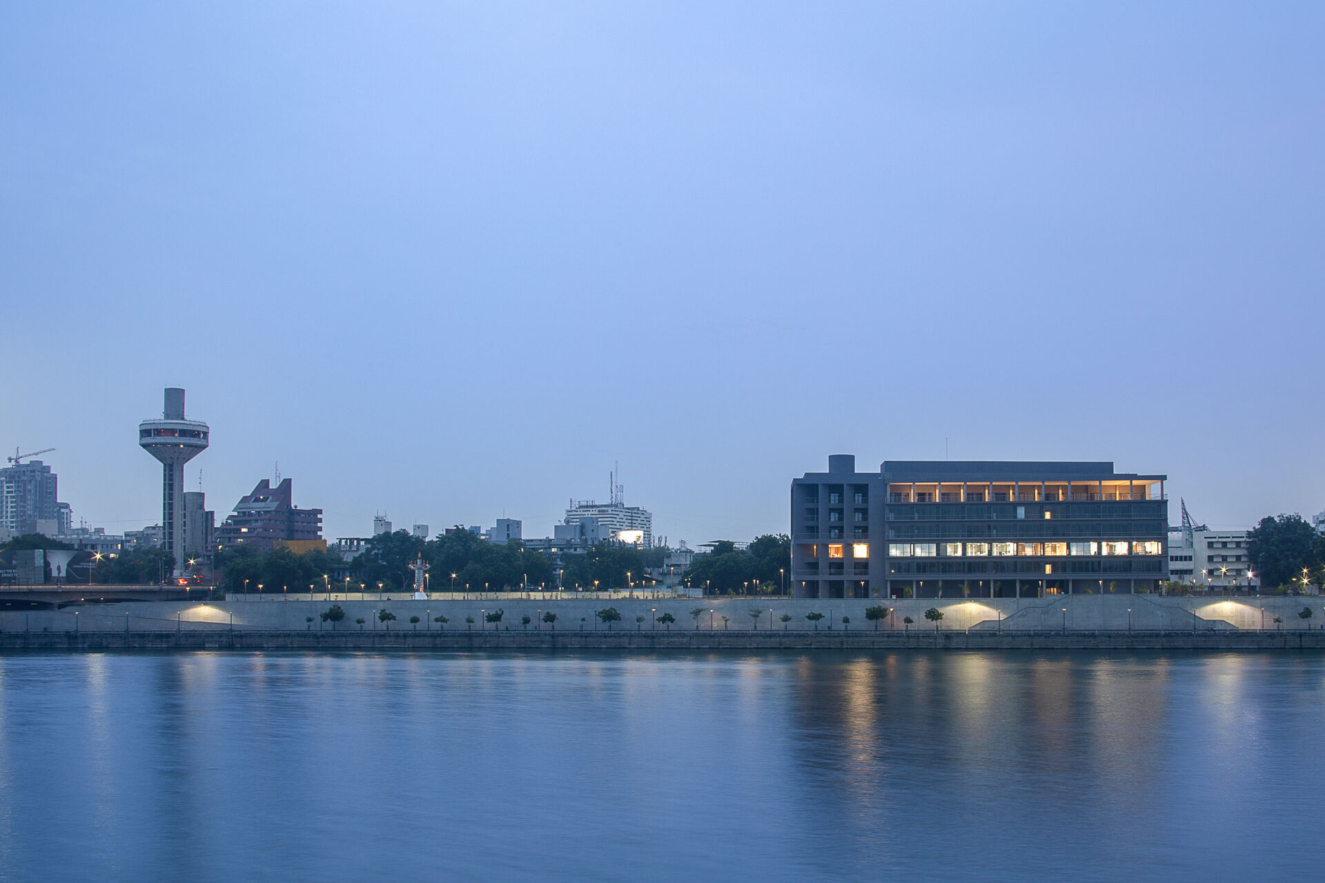 Exterior Dusk Wide